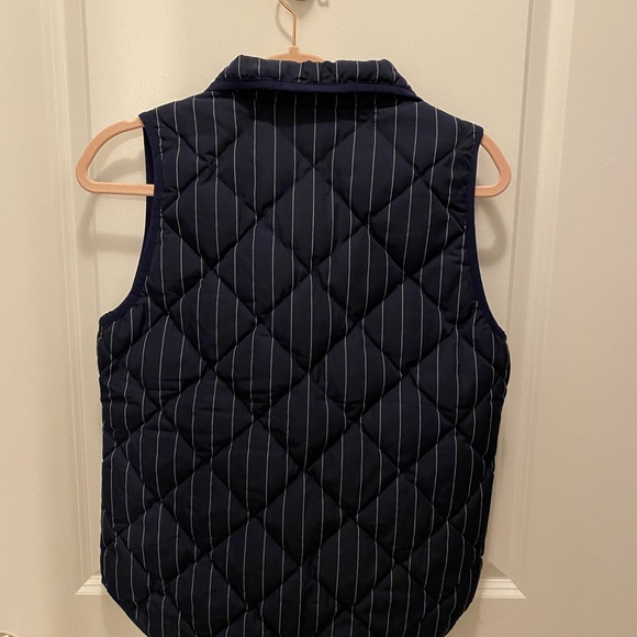JCrew Striped Puffer Vest - Picture 2 of 3